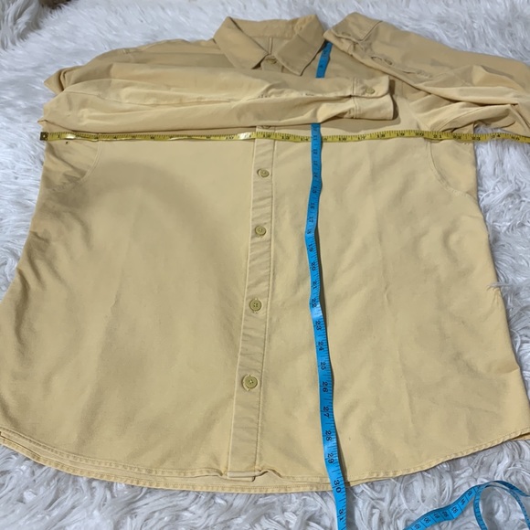 LULULEMON button up long sleeve shirt stretchy fabric eyelet ventilation men’s - Picture 9 of 11